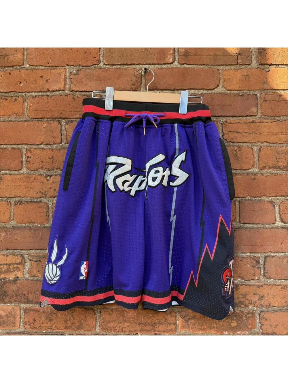 just don Toronto raptors basketball shorts XL